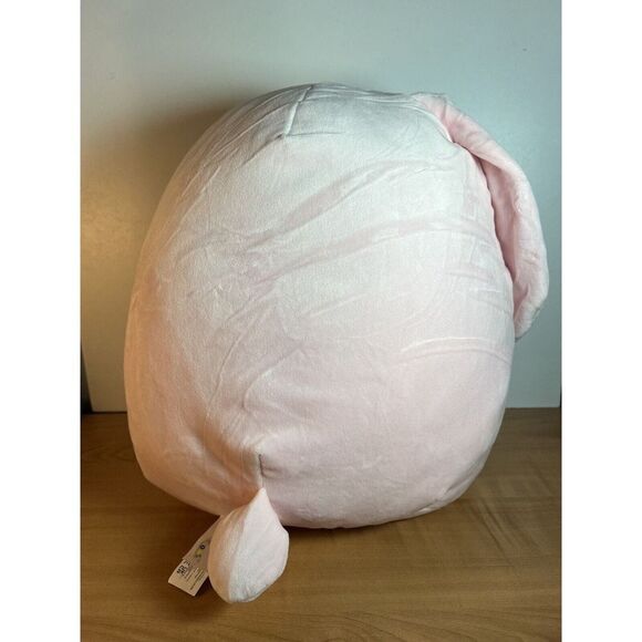 Squishmallow Bop Pink Bunny Rabbit Don't Worry Be Hoppy Easter Carrot - Picture 6 of 7